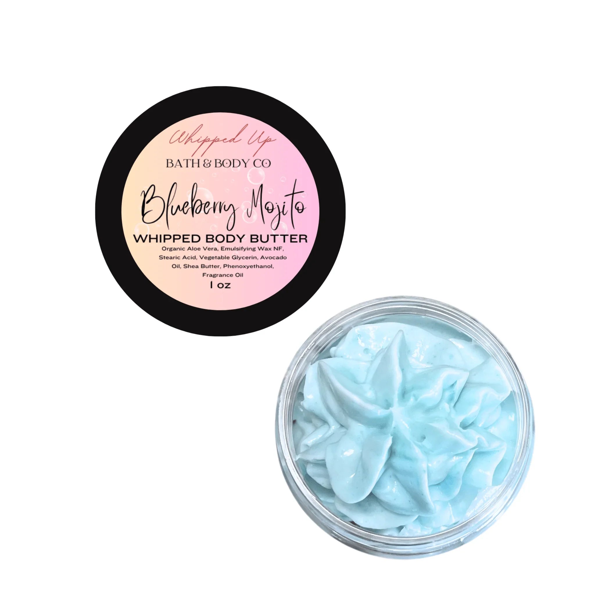Blueberry Mojito Whipped Body Butter - Whipped Up Bath & Body Blueberry Mojito Whipped Body Butter - Whipped Up Bath & Body