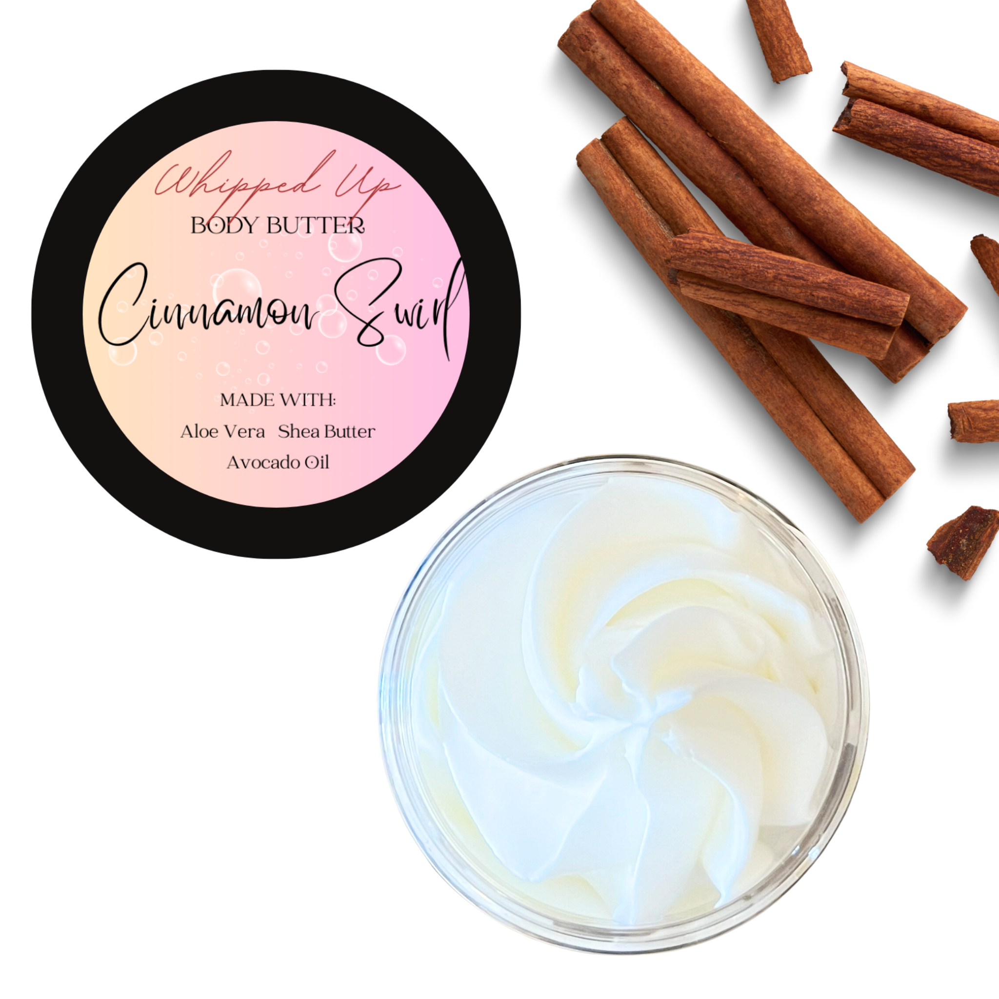 Cinnamon Swirl Whipped Body Butter Cinnamon Swirl Whipped Body Butter