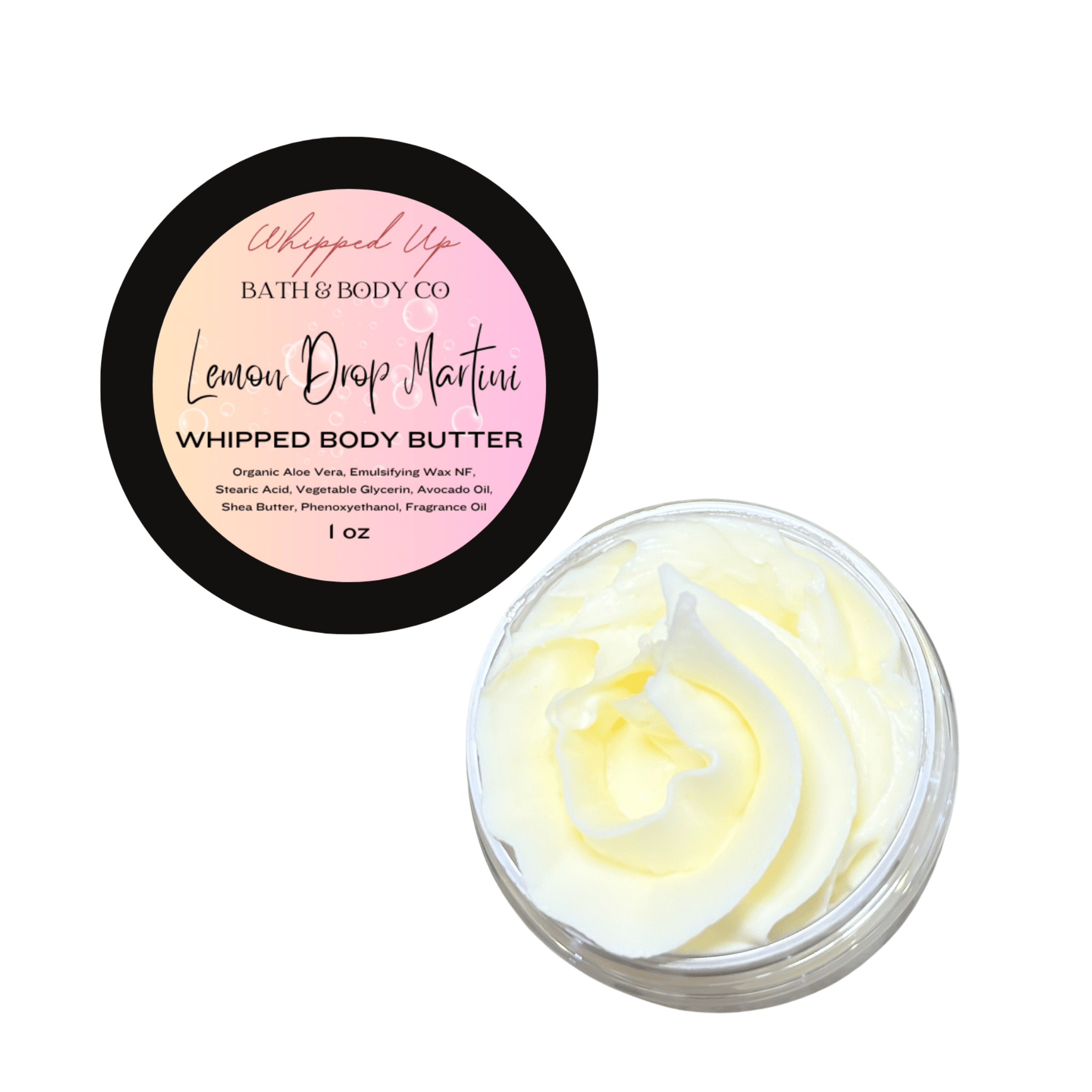 Lemon Drop Martini Whipped Body Butter - Whipped Up Bath & Body Lemon Drop Martini Whipped Body Butter - Whipped Up Bath & Body