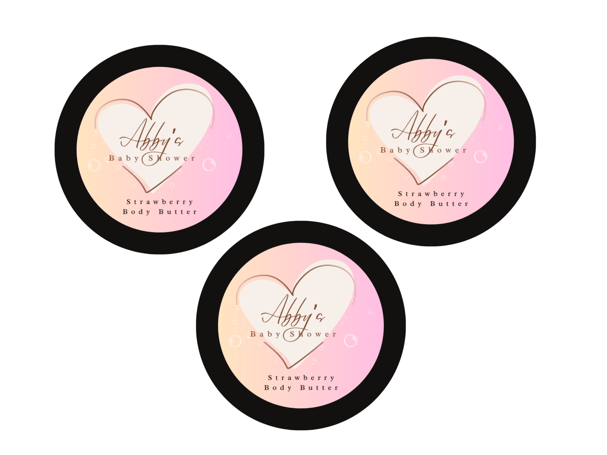 Personalized Baby Shower Favors ~ White Whipped Body Butter - Whipped Up Bath & Body Personalized Baby Shower Favors ~ White Whipped Body Butter - Whipped Up Bath & Body