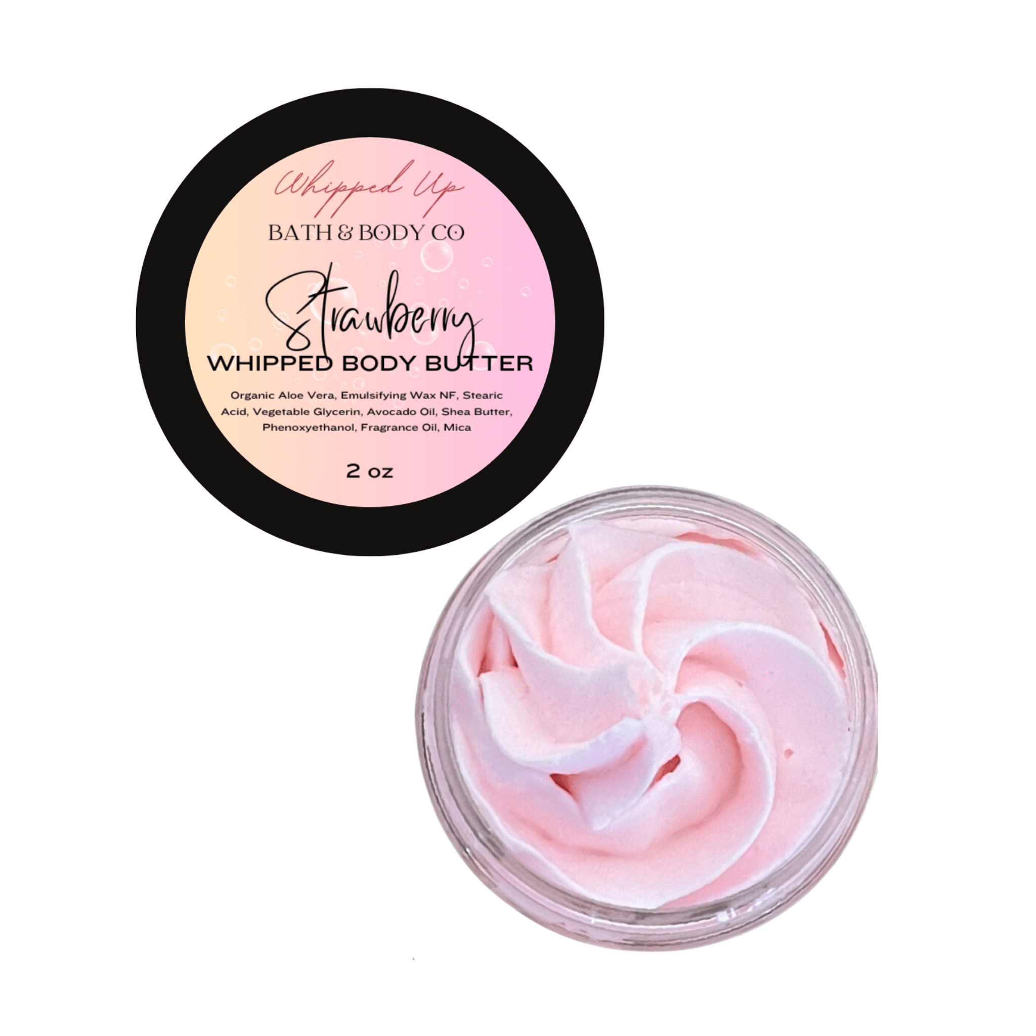Strawberry Whipped Body Butter - Whipped Up Bath & Body Strawberry Whipped Body Butter - Whipped Up Bath & Body