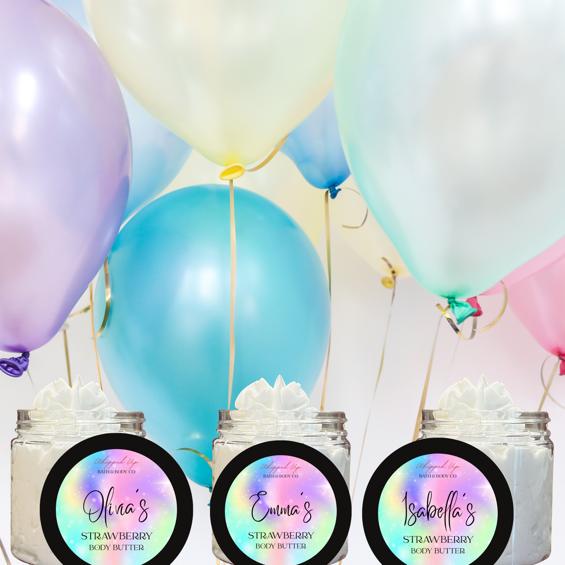 Unicorn Rainbow Personalized Body Butter