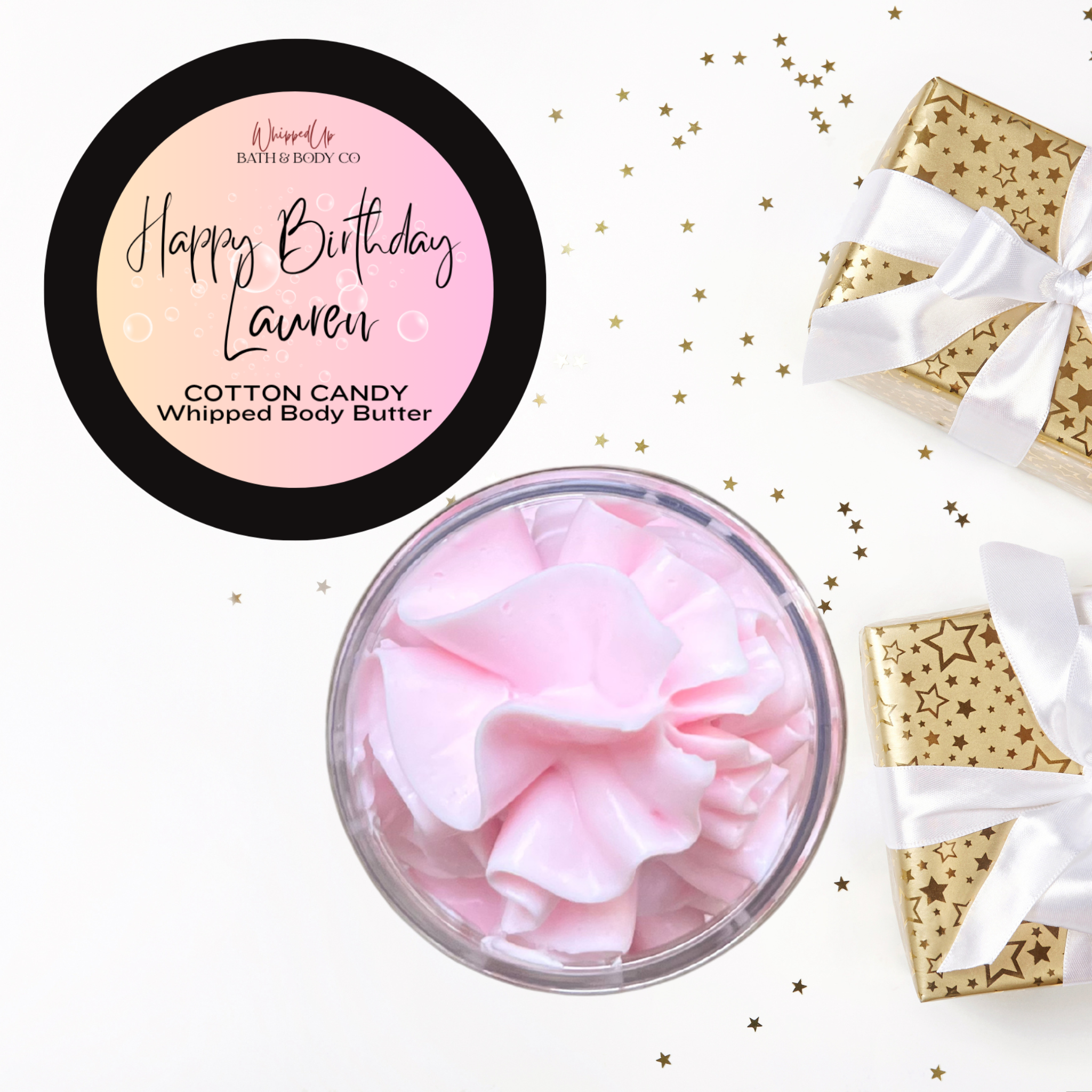 Personalized Birthday Whipped Body Butter