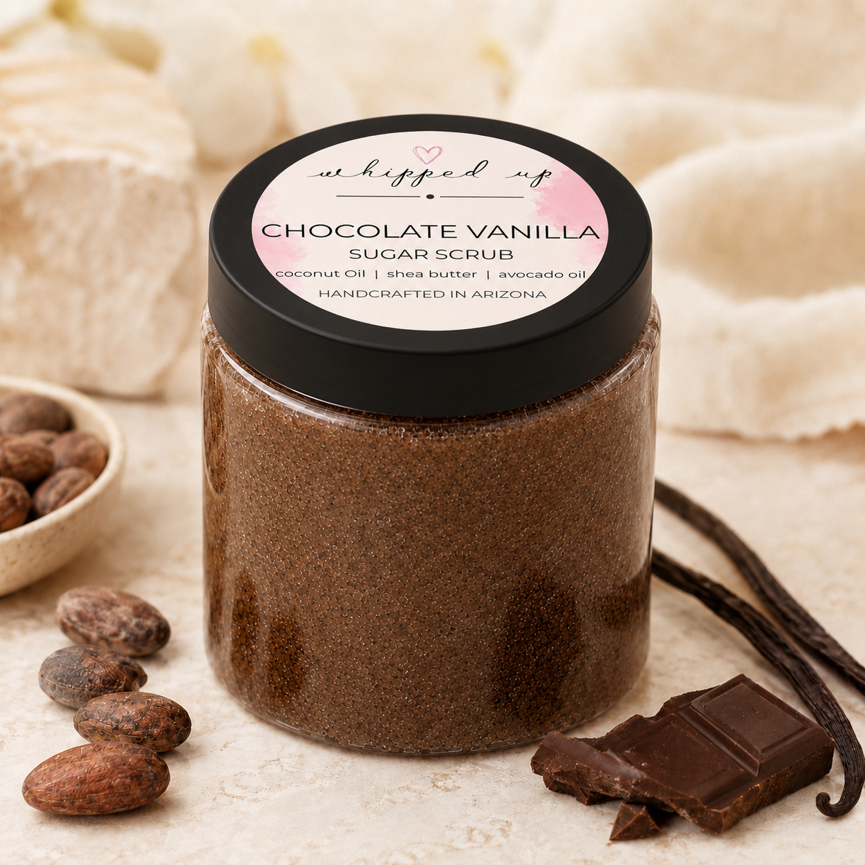 Chocolate Vanilla Sugar Scrub