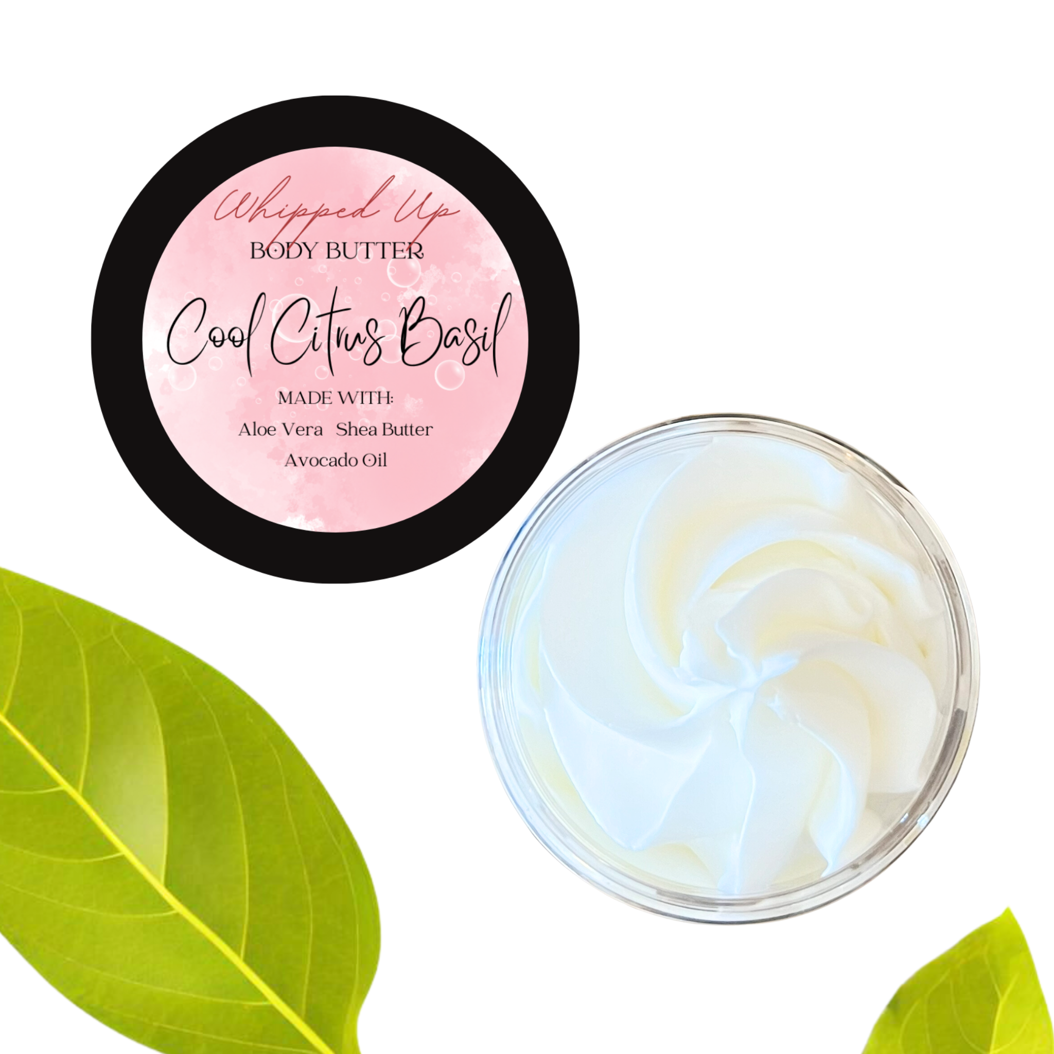 Cool Citrus Basil Whipped Body Butter