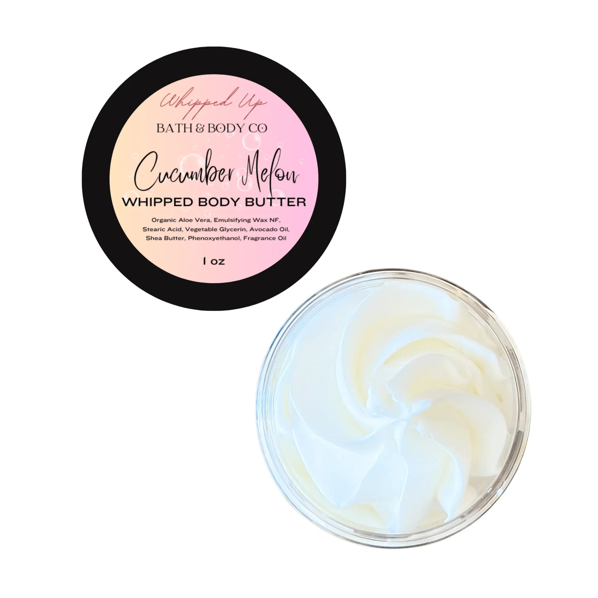 Cucumber Melon Whipped Body Butter - Whipped Up Bath & Body