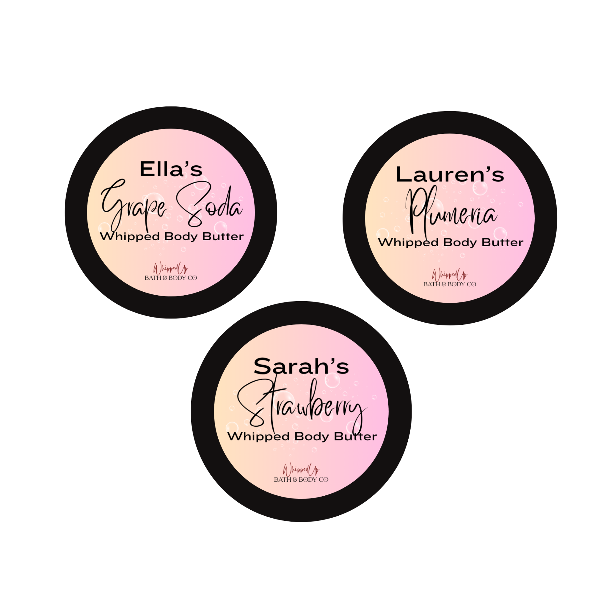 Custom Name Whipped Body Butter Gift