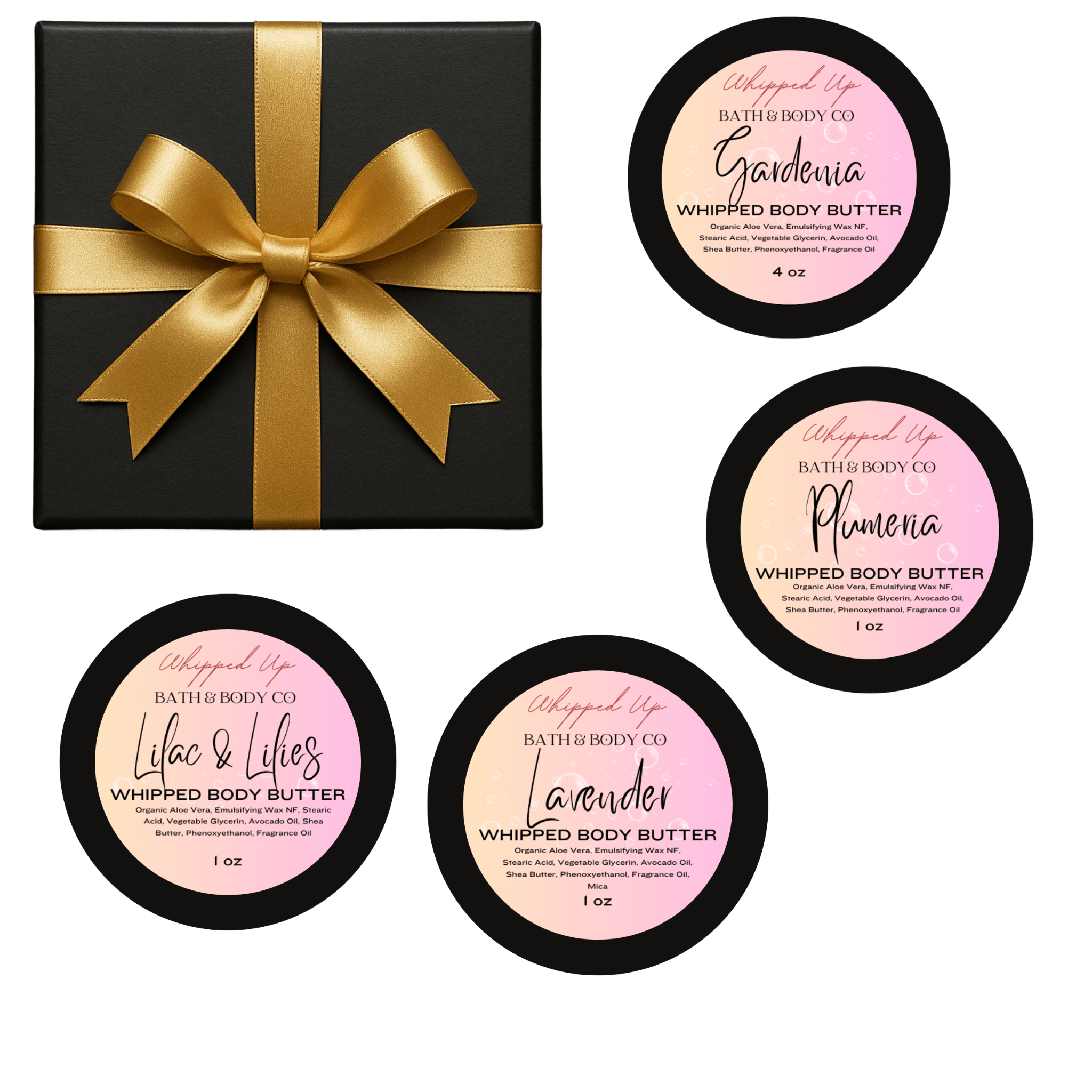 Floral Favs Body Butter Gift Box - Whipped Up Bath & Body
