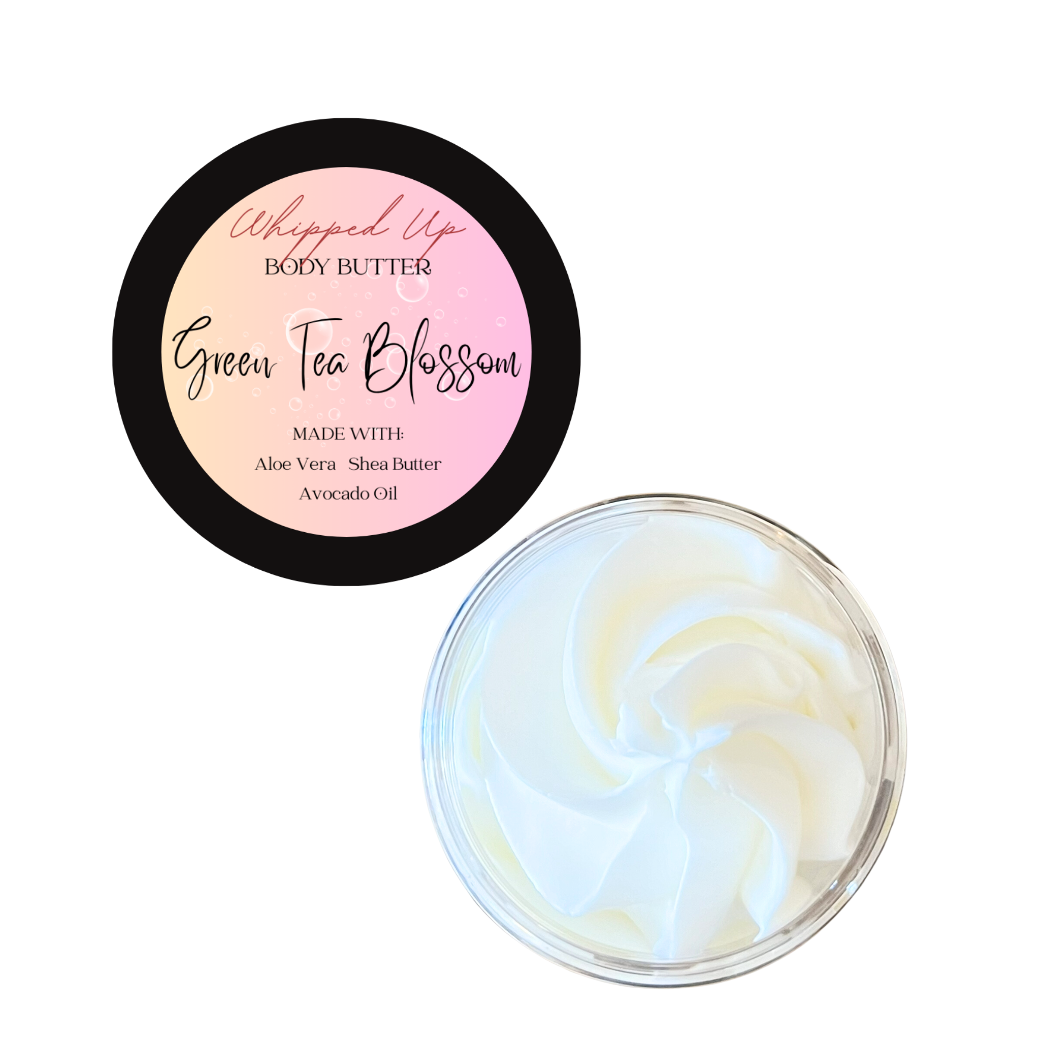 green tea blossom whipped body butter