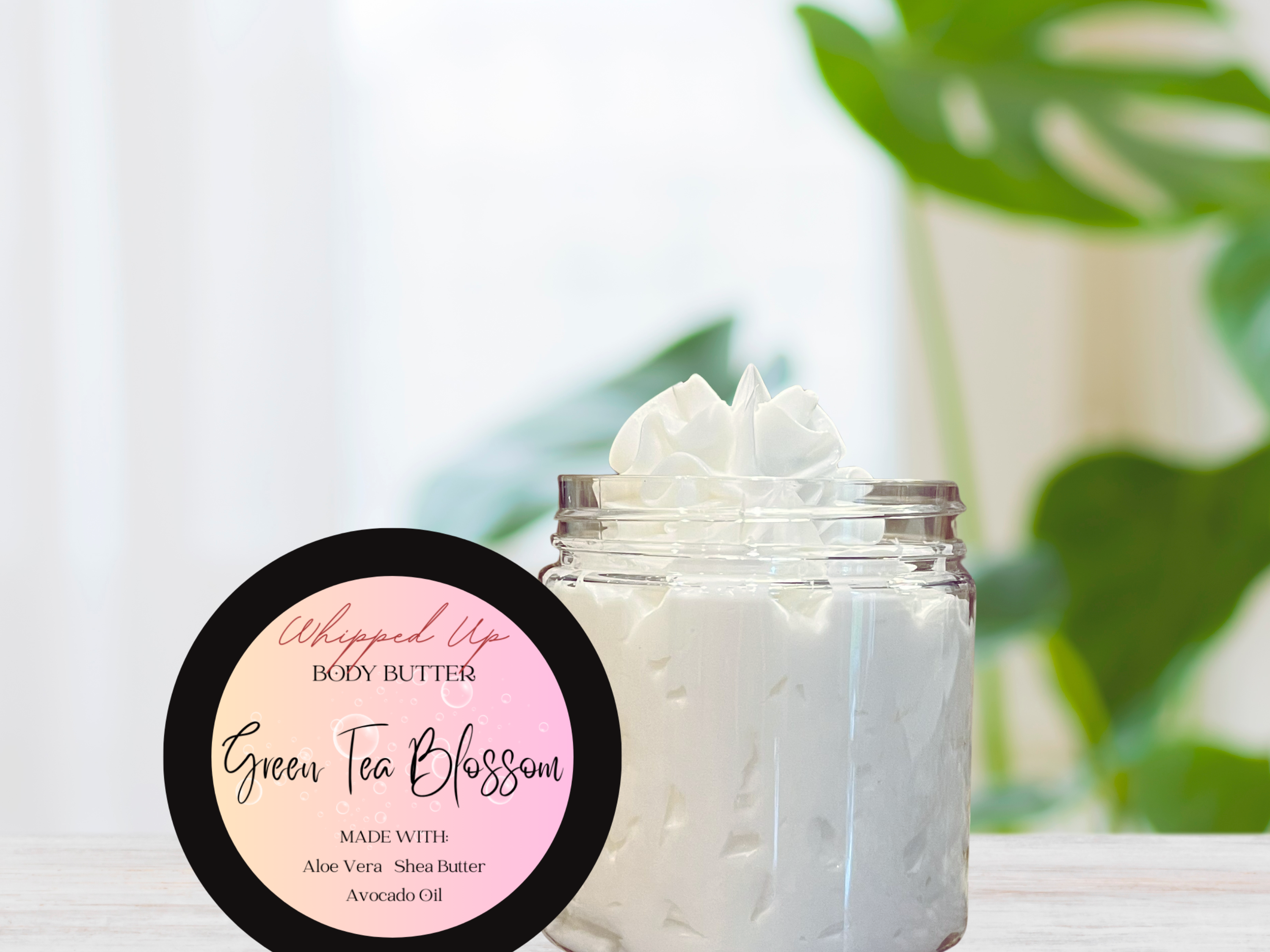 green tea whipped body butter