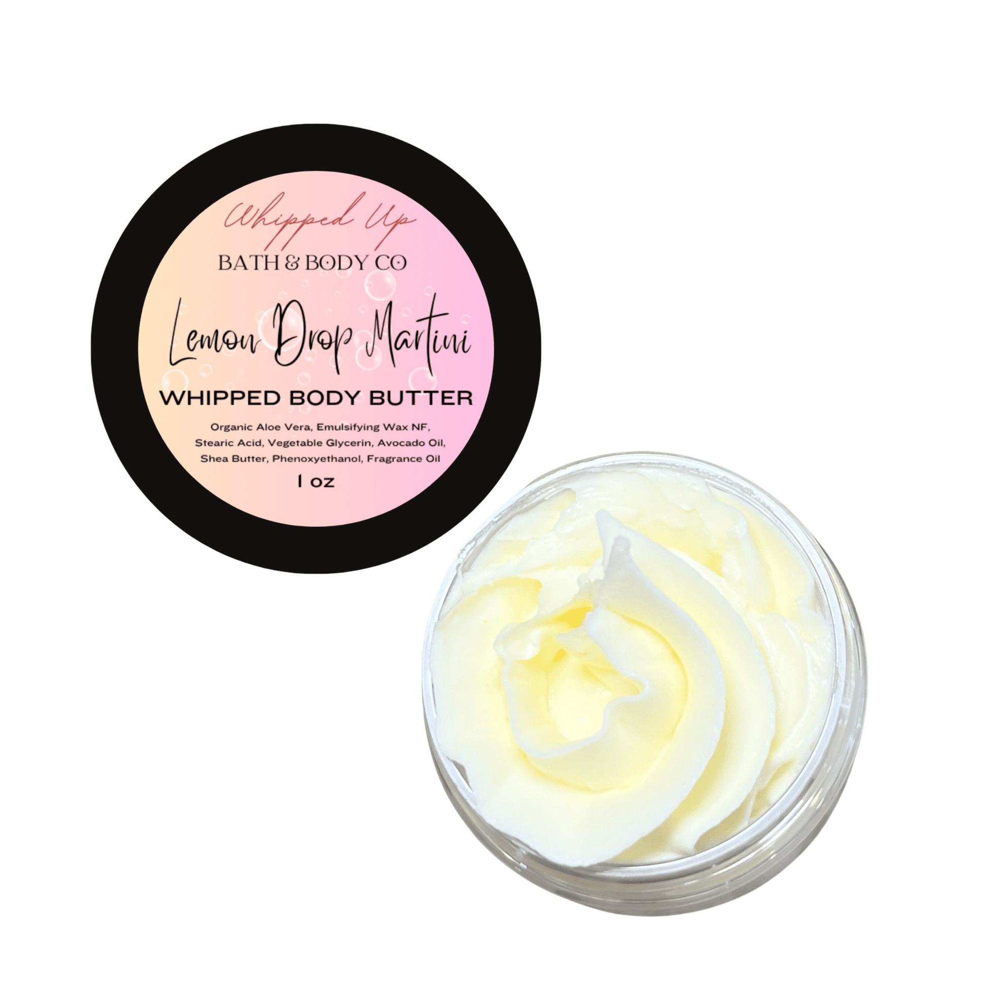 Lemon Drop Martini Whipped Body Butter - Whipped Up Bath & Body