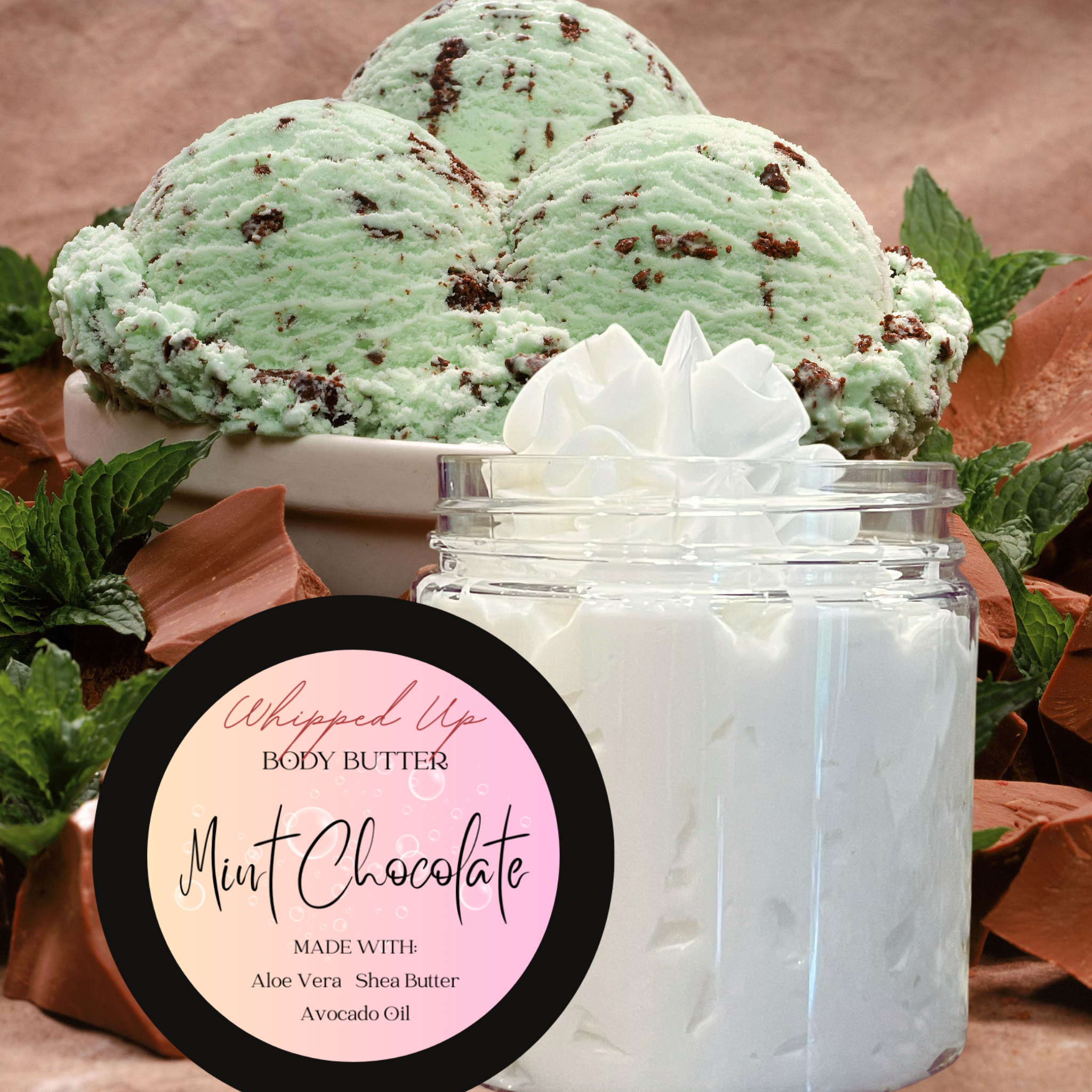Mint Chocolate Whipped Body Butter