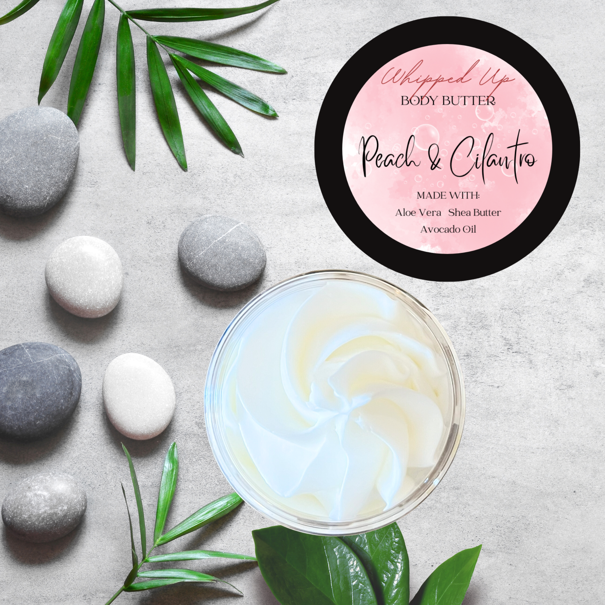 Peach & Cilantro Whipped Body Butter