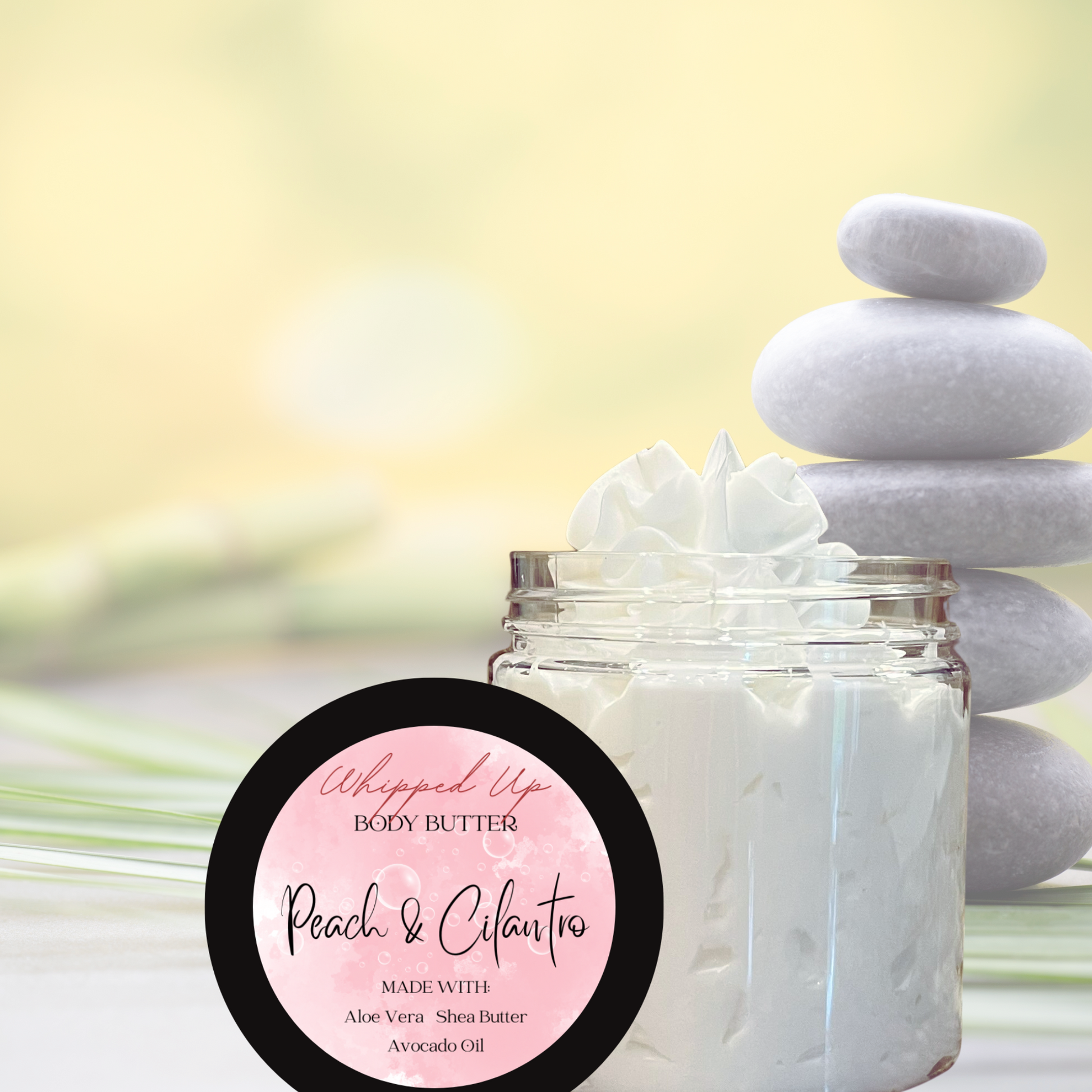 Peach & Cilantro Whipped Body Butter