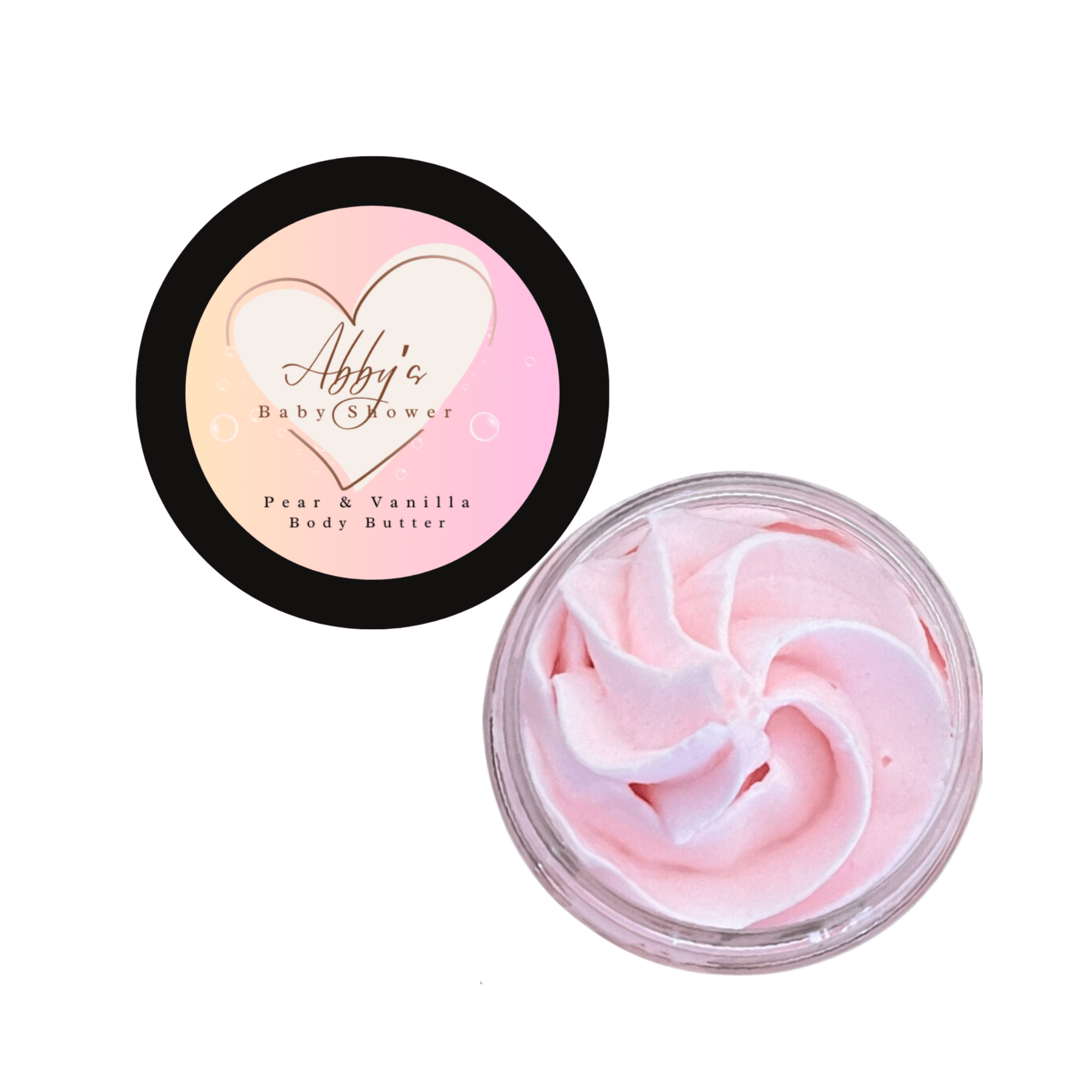 Personalized Baby Shower Favors ~ Whipped Body Butter - Whipped Up Bath & Body