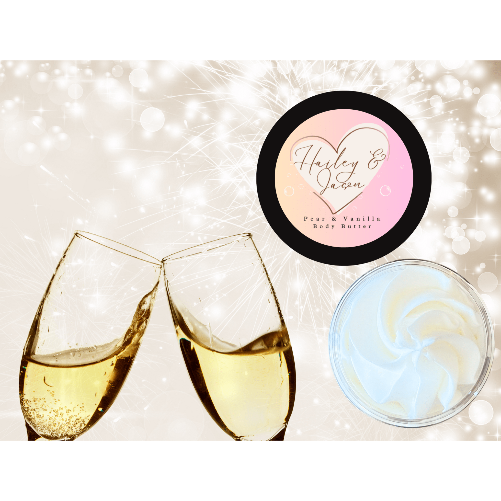 Personalized Wedding Favors ~ Whipped Body Butter - Whipped Up Bath & Body