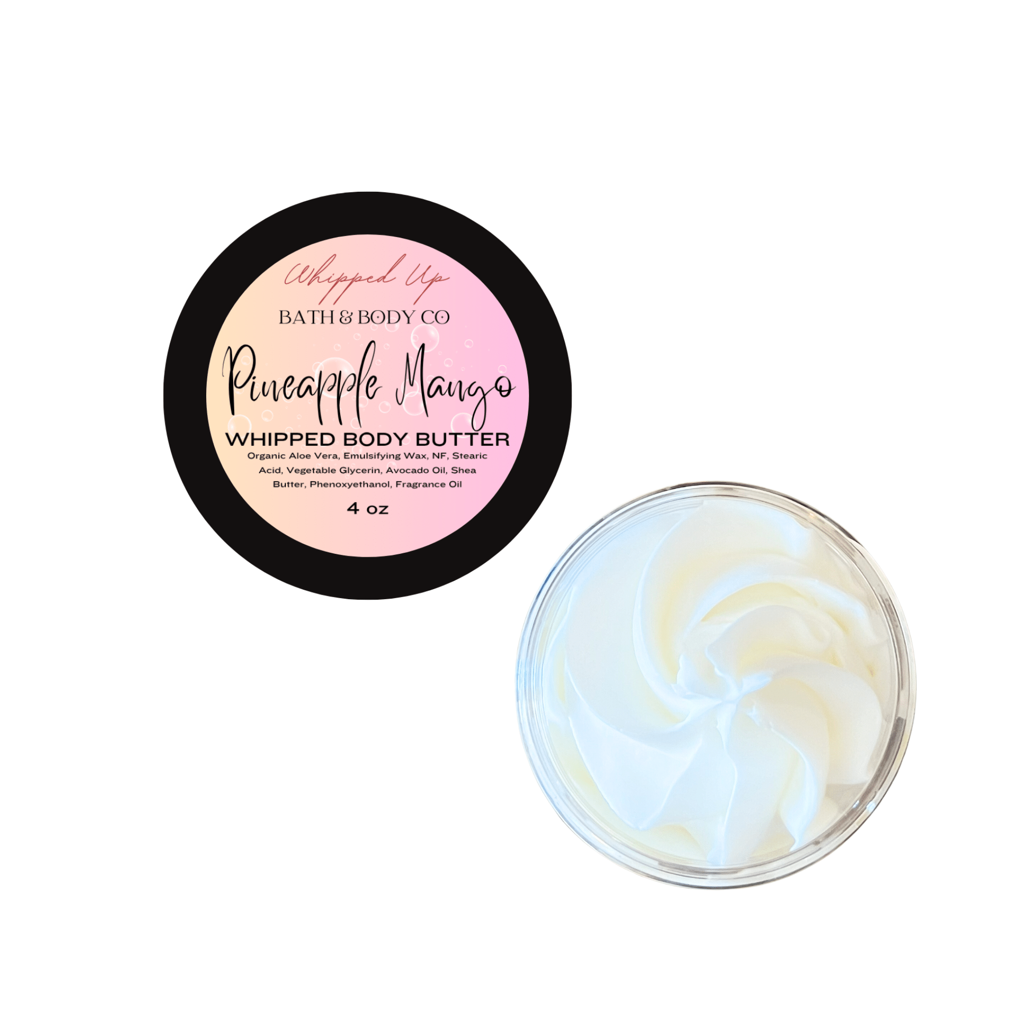Pineapple Mango Whipped Body Butter - Whipped Up Bath & Body Co