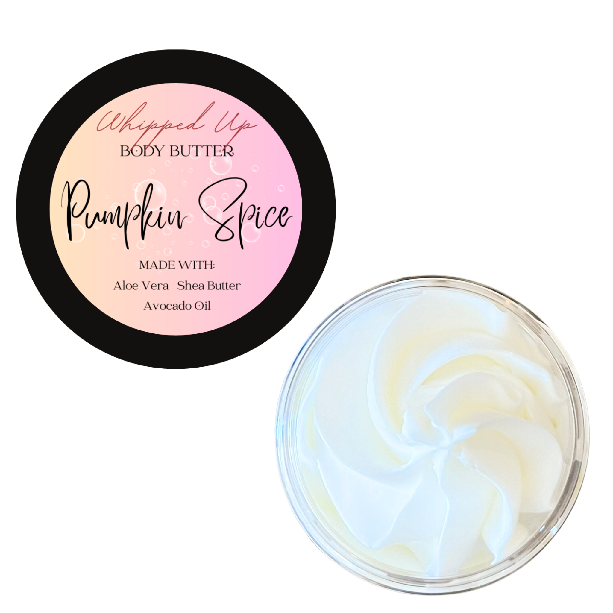 pumpkin spice whipped body butter