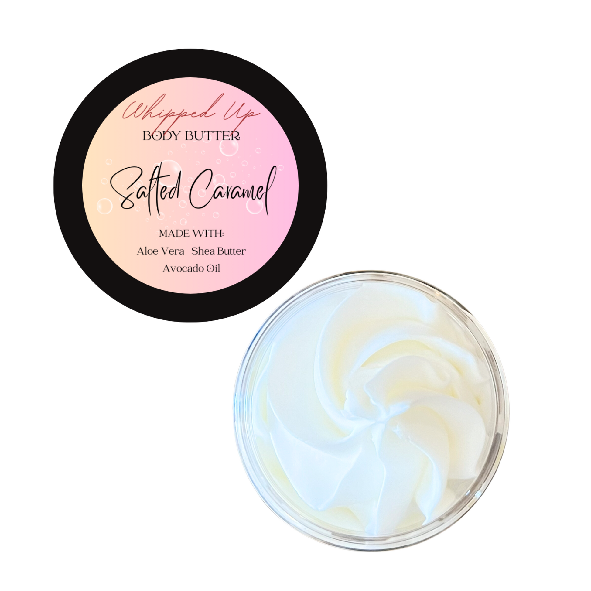 salted caramel whipped body butter