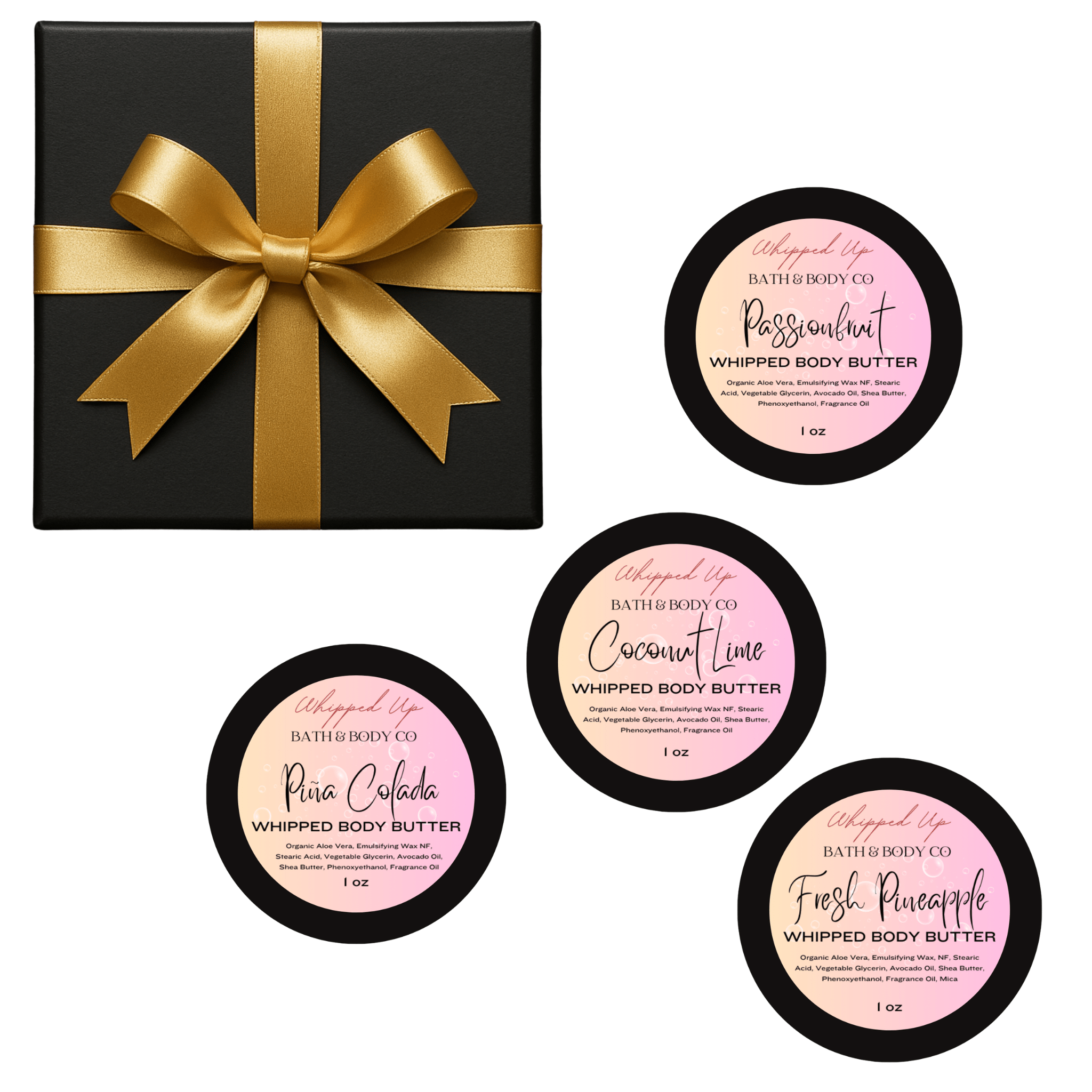 Tropical Bliss Body Butter Gift Box - Whipped Up Bath & Body